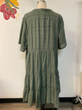 Nuture Green Dress, 3X