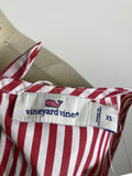 Vineyard Vines Red Stripe Top, XS