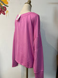 New Nine West Pink Sweatshirt, 1X