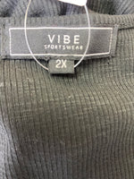 New Vibe Black Dress, 2X