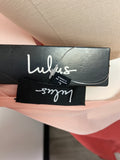 New Lulus Pink Semi-Sheer Dress, L