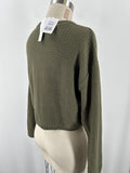 New Abound Green Cropped Sweater, M