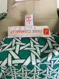 Jude Connally Green Dress, L
