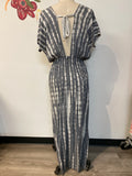 Coco Kai Gray Tie Dye Dress, M