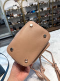 Pond LA Tan Le Poche Bucket Bag, 6.5"x 7.5"x 4.75" (retail $179)