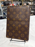 Louis Vuitton Monogram Desk Agenda Cover, 6"x8.5"