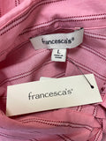 New Francesca's Pink Top, L