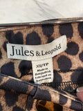 Jules & Leopold Animal Print 26" Inseam Pants, XS