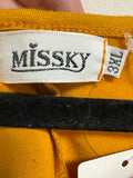 Missky Yellow Dress, 3XL