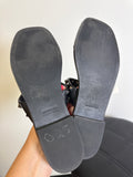 Sincerely Jules Black Sandals, 7.5