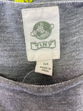 Tiny Gray with Sequin Accents Sweatshirt, M