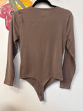 New Abercrombie & Fitch Brown Bodysuit, L