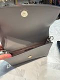 Kate Spade Gray/White Carson Colorblock Handbag, 9"x6" (no crossbody strap)