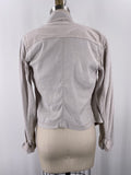 Anthropologie Tan Linen Blend Jacket, XS