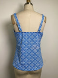 Lands End Blue Swim Top, 12DD