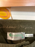 Aventura Green Corduroy Organic Jeans, 8