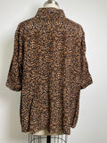 New Talbots Animal Print Top, 2X