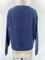 New Pact Navy Star Sweatshirt, L