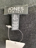 Jones New York Black Cardigan, L