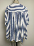 Jane + Delancey Blue Top, 2X