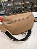Eslcorri Tan Crossbody Bag, 11.5"x7"