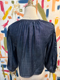 New Banana Republic Tie Front Top, S