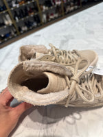 Nike Tan Hi Tops Shoes, 6.5