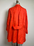 Peter Nygard Red Cotton/Linen Jacket, 2X