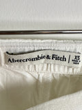Abercrombie & Fitch White Skort Skirt, XS