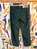 New Levi's Green Corduroy '94 Baggy Jeans, 31 (12)