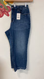 Judy Blue 24" Inseam Cropped Jeans, 18W