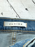 Eunina Denim Lulu High Rise Shorts, M