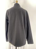 Natural Reflections Black Fleece Jacket, XL