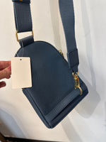 Inicat Blue Crossbody Bag, 8"x6"