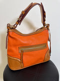 Dooney & Bourke Orange Shoulder Bag, 13"x9"