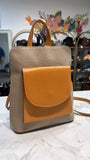 Divina Firenze Leather Backpack, 11"x9"