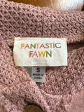 Fantastic Fawn Pink Hooded Top, S