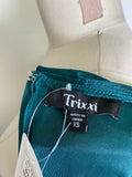 New Trixxi Green Velvet Dress, XS