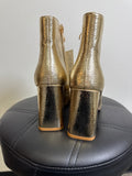 Shu Shop Gold Veronica Sparkle Boots, 9