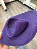 Vintage Purple Derby Hat