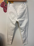 Cabi White 29.5" Inseam Jeans, 8