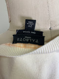 Talbots Cream Top, 2X