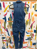 New York & Co 26" Inseam Denim Jumpsuit, XS