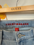 Lucky Brand 25" Inseam Mid Rise Kick Crop Jeans, 12