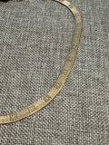 Givenchy Gold Herringbone Necklace, 15"