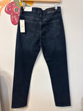 New 7 for All Mankind Black 31" Inseam Easy Slim in Sunbeam Ripped Jeans, 29 (8)