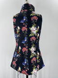 New Berek Floral Trellis Puffer Vest, M