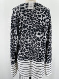 Cream n Sugar Animal Print Top, XL