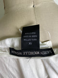 Lauren Michelle White 100% Cotton Top, 1X