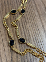 Gold/Black Necklace
